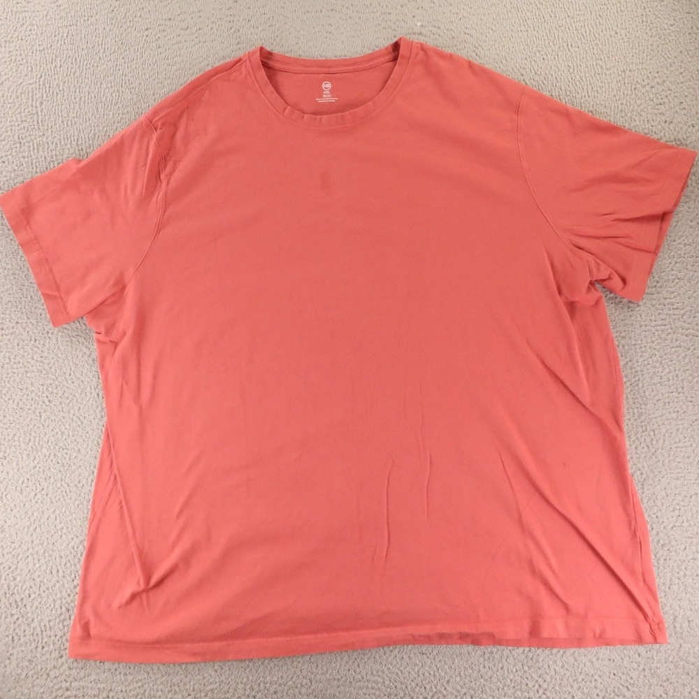 Harbor Bay Shirt Mens 4XL Red Orange 100% Cotton Hudsons Bay HB Big & Tall